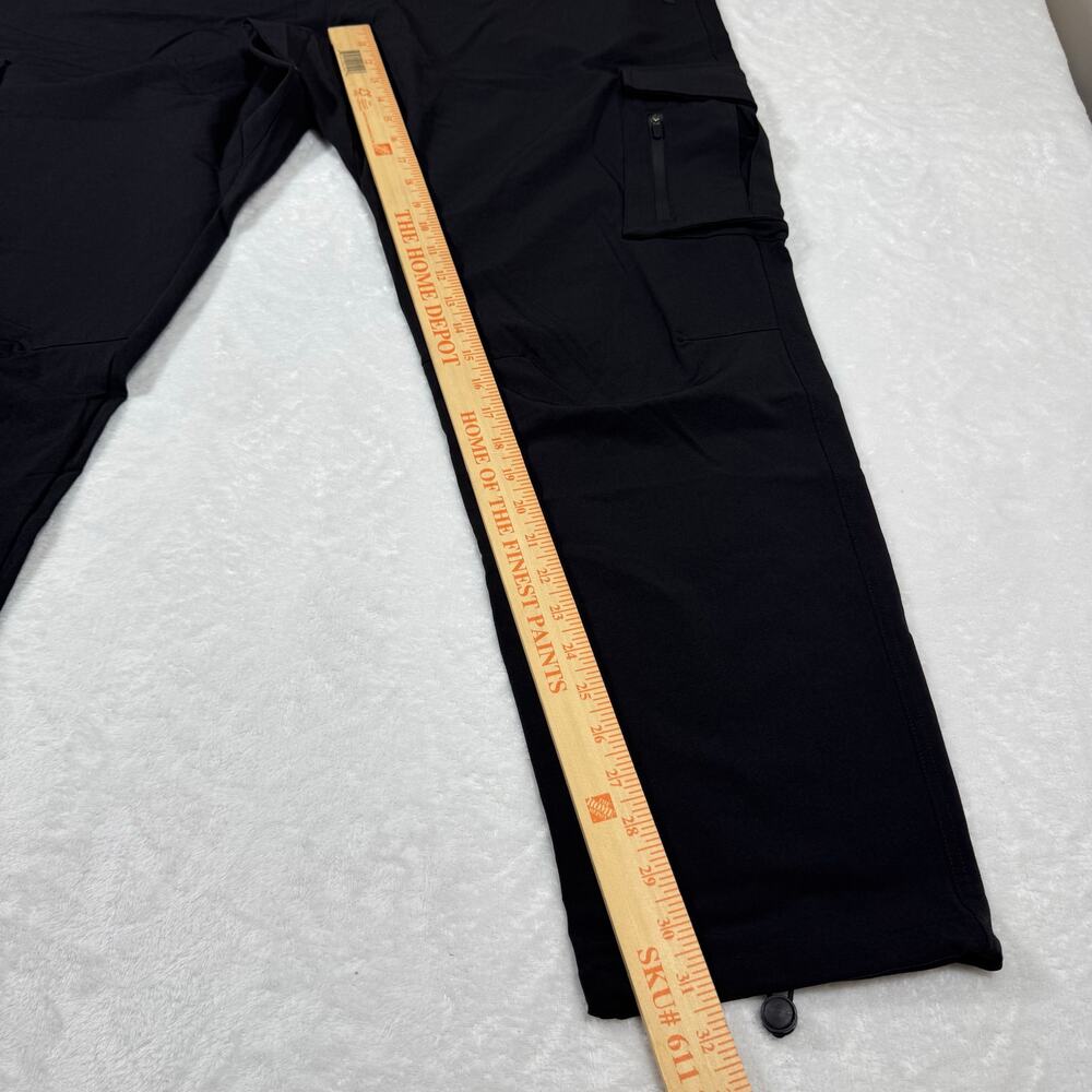 OBS Tactical Cargo Pants Men's 3XL Black Utility Stretch Hiking Outerwear Belted - Picture 11 of 11